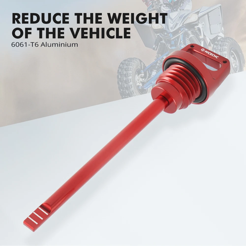 NICECNC ATV Oil Dipstick For Yamaha Banshee 350 YFZ350 YFZ 1987-2006 2005 2004 2003 2002 2001 2000 1999 1998 1997