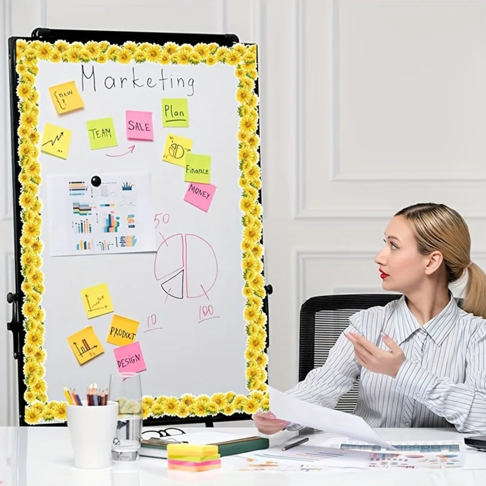 Pizarra autoadhesiva creativa, papel de borde, papel de borde multifunción, pegatinas decorativas DIY, Artesanías hechas a mano