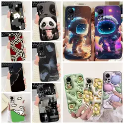 Luxury Fashion Back Cover For Infinix Hot 11S NFC Hot 11 G37 Coque For Infinix X689F Hot 10S NFC Phone Case Rabbit Cat Bumper
