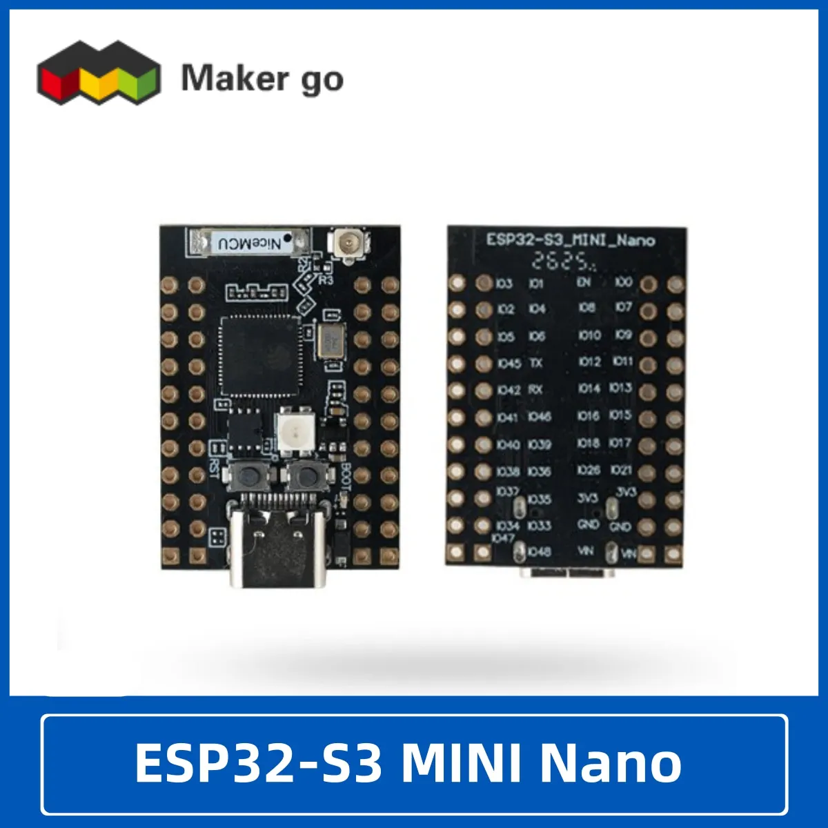 ESP32-S3 MINI Nano Module Bluetooth Low Energy Integrate Rich Peripherals Ethernet Interface, UART, ETC