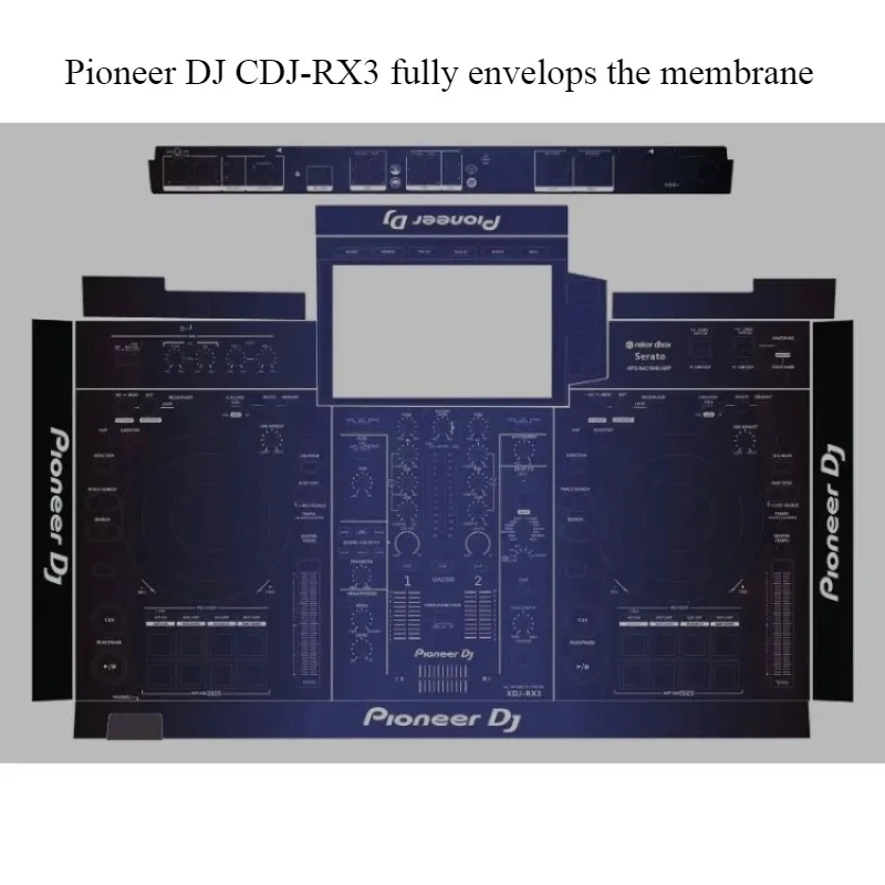 فيلم الجلد لجهاز التحكم Pioneer XDJ-RX3 فقط - غير متضمن الماكينة #2