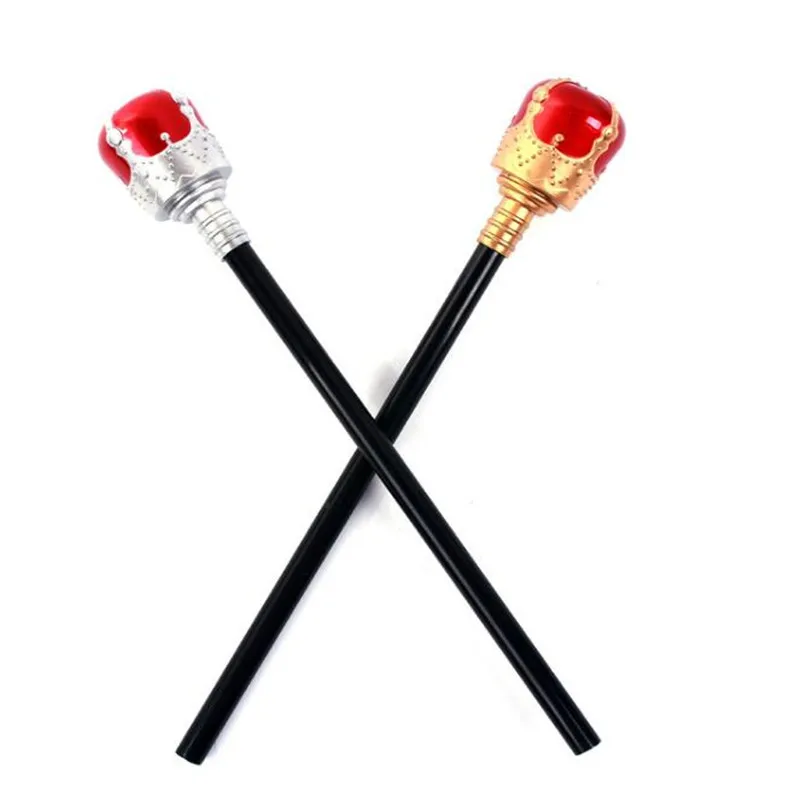 الملكي الملك الملكة الصولجان الجنية عصا سحرية مرحلة الأداء الدعائم حفلة هدية عيد ميلاد زي الهالوين تأثيري #3