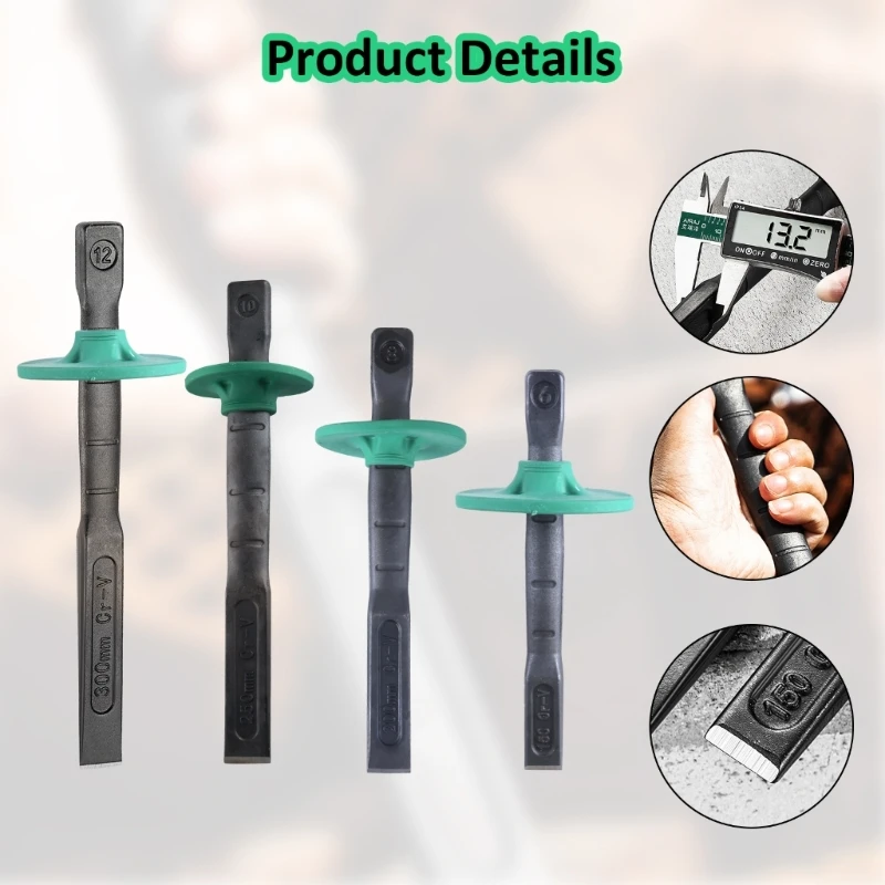 Flat End Rock Concrete Stone Chisels for Demolishing Carvings Tool