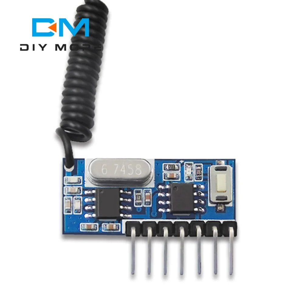 315/433Mhz Wireless 4 Channel RF Receiver 1527 Learning Code Decoder Module For Remote Control Receiving Module DC 3.3V-5V