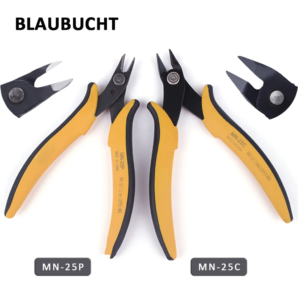 Precision Diagonal Pliers Cutting Pliers for Wire Cable Cutter High Hardness Electronic Repair Hand Tools 135*83mm non-slip