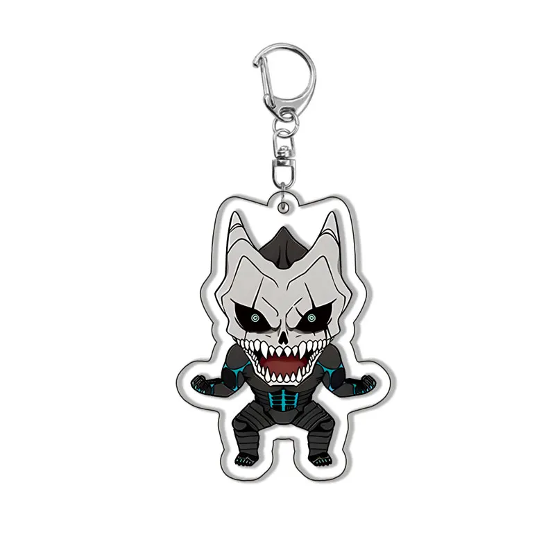 The TV Animation Kaiju No8 Monster 8 Anime Keychain For Kafka Hibino Reno Ichikawa Kikoru Shinomiya
