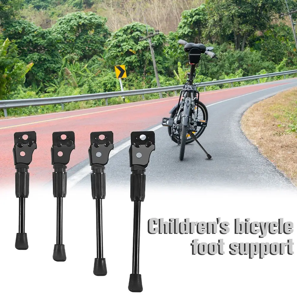 Folding Kid Bike Kickstand 12 14 16 18 20inches Bicycle Kickstand Non-Slip Side Kickstand Foot Cycling Support Foot Bicycle Part