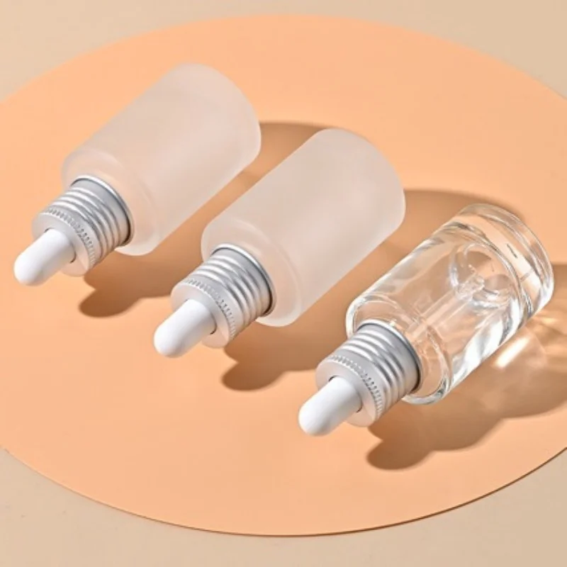 10 pz 30 ml Bottiglie Contagocce di Vetro Vuote Bottiglia di Olio Essenziale Attar Olio/Idrolatore/Essenza Bottiglia Cosmetica Liquida Riutilizzabile