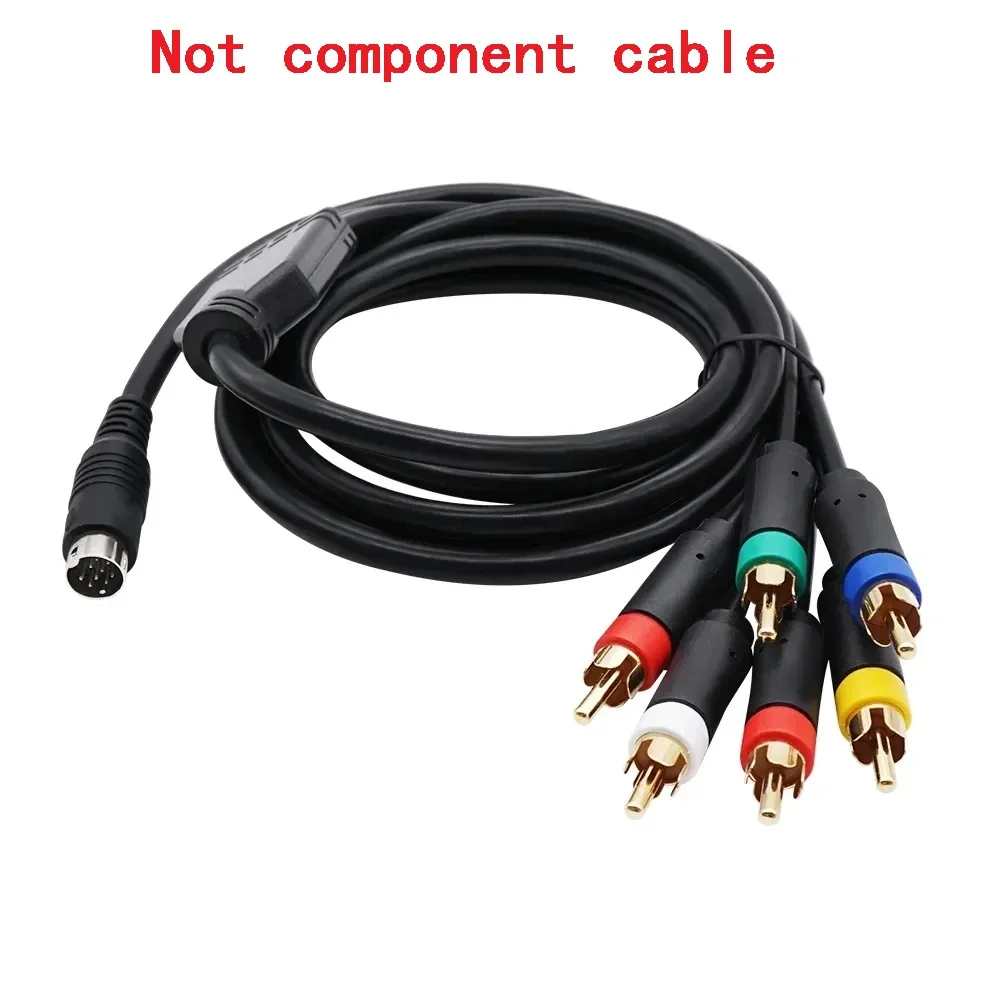 1.8M RGB/RGBS Cable 9pin Connector Video Consoles For Sega Mega Drive 2 MD2 Game Console for CRT Monitor