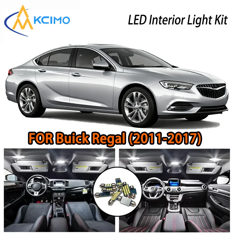

KCIMO For Buick Regal 2011-2017 Interior LED Lights Kit, 2 Options, Sporty Ambient Glow, Durable, Daily Drive Fit