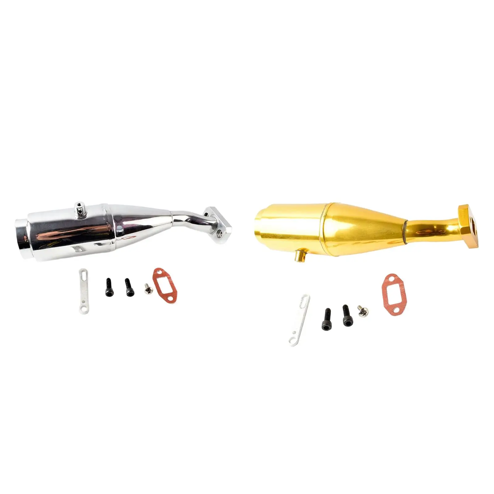 Dual Layer Exhaust Pipe Gasket Set Exhaust Joint Tubing for Rovan Baja 5B 1/5 Car Racing Buggy Parts Upgrade