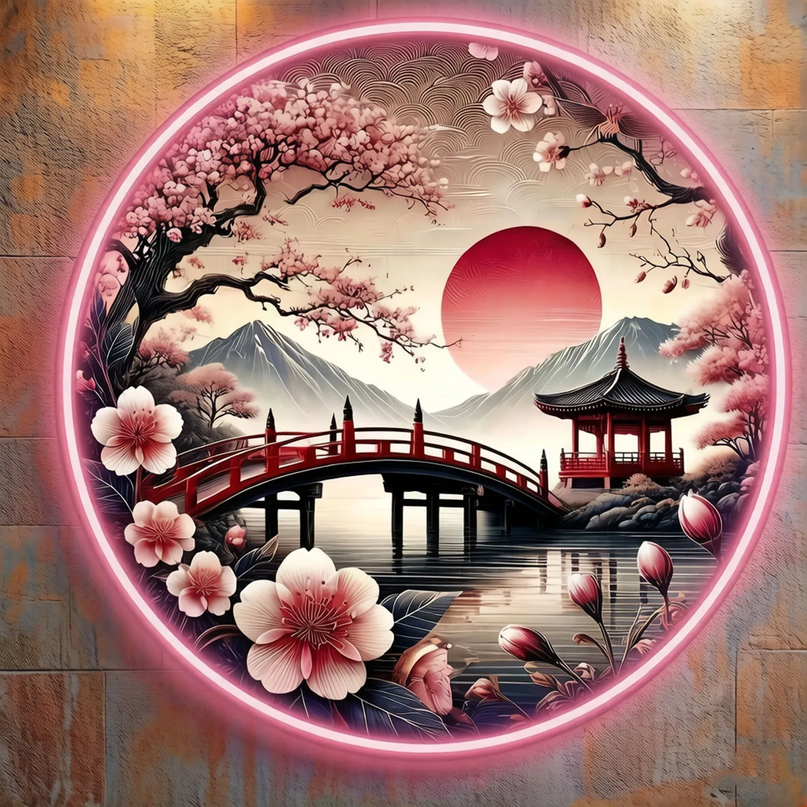 Sakura Neon Sign,Ja…