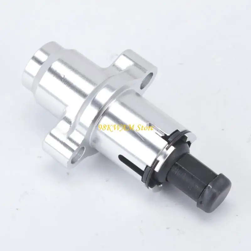 HC00063 3022152 Aluminum Timing Chain Tensioner for 900 XP Motorcycles, Threaded Replacement Component with Mounting Flange 68UF