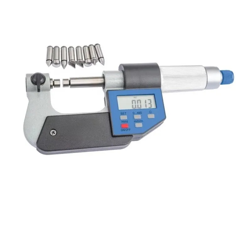 25-50Mm Stainless Steel Universal Digital Micrometer Price Interchangeable Anvil