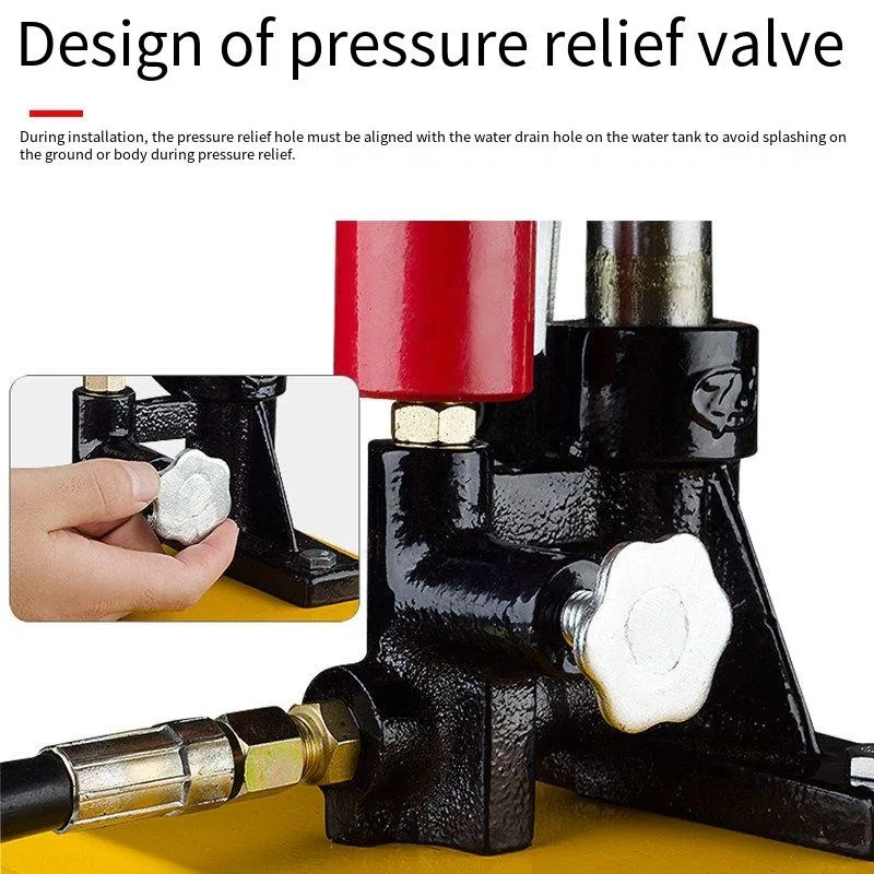 Hand Operated Pressure Pump For Pipeline Leak Detection Pipe Water Pressure Testing Machine Floor Heating Pressure Tester