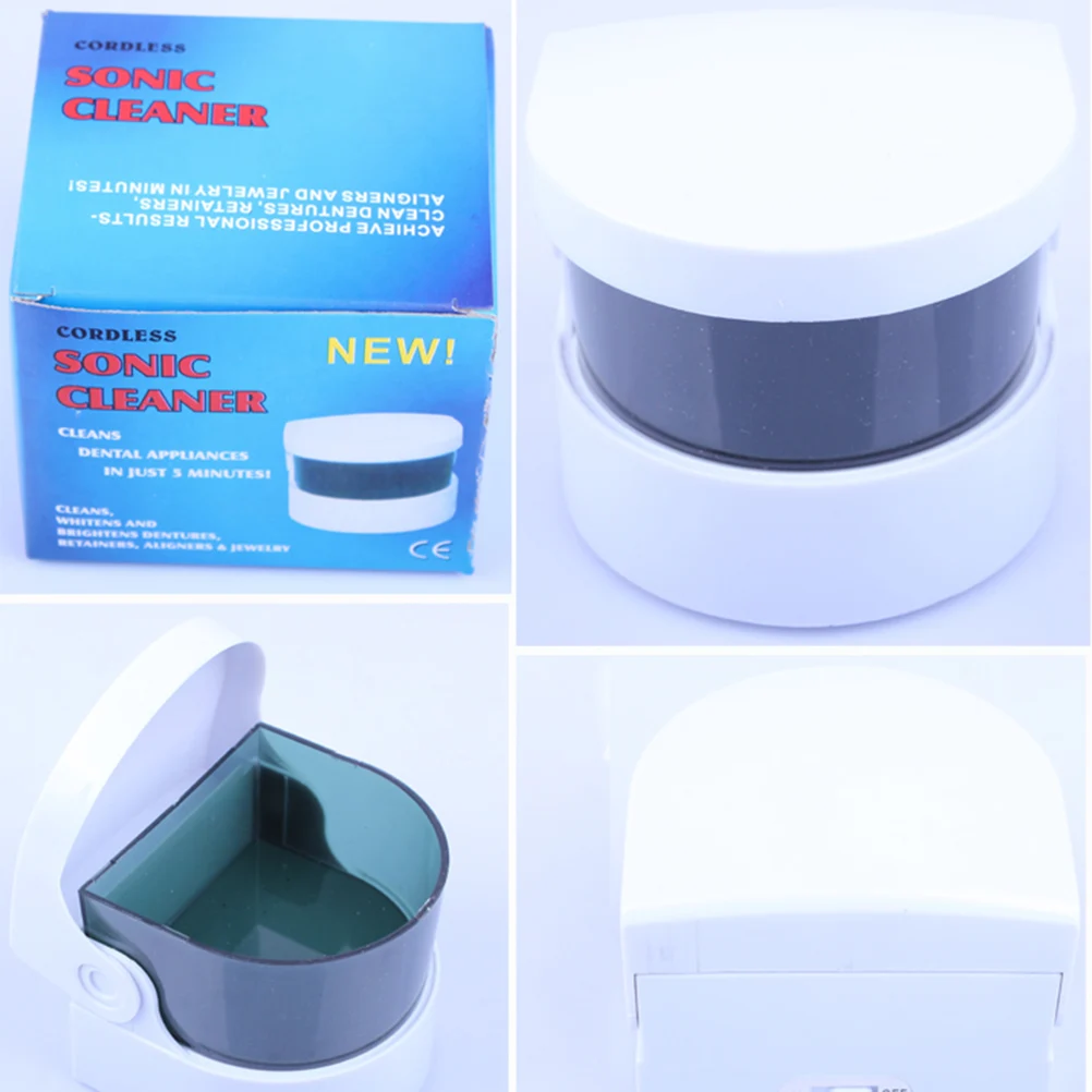 

Cordless Cleaner Bath for Cleaning Coins Jewelry Dentures Intelligent Control Cleaner without