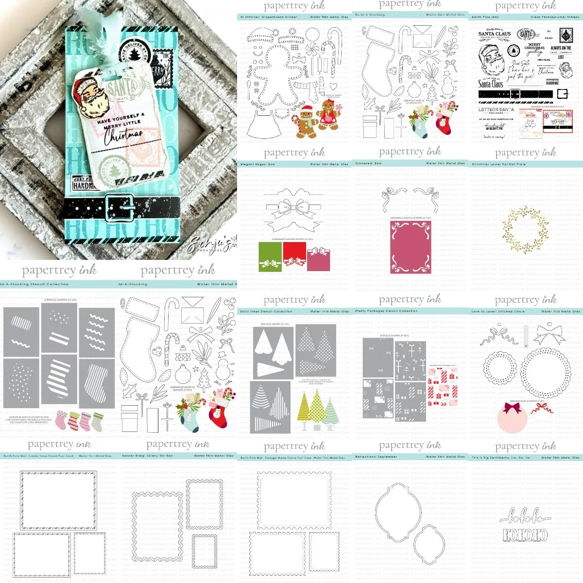 Gaufrage d'album fait main, laurier de Noël de septembre, A Stocking Die Stamp Stbbles, Hot Foil, DIY Scrapbooking Paper, New, 2024