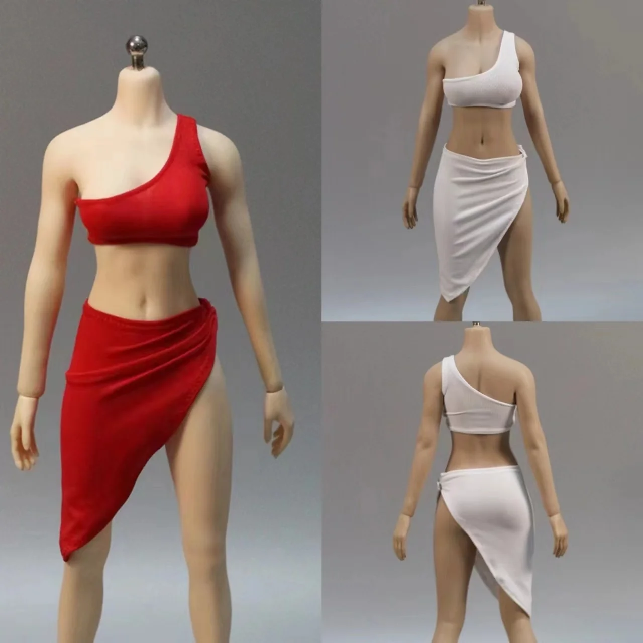 

DMTOYS 1/6 Vest & Skirt Clothing Suit Fit 12'' TBL/PH Figure Doll