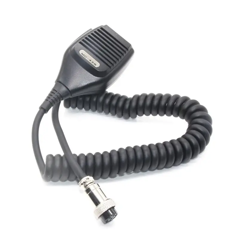 ABGN Hand Speaker Microphone -43S Round 8 Pin for Two Way Radio Walkie Talkie -480HX TM-231