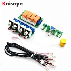 Relay 4-way Audio Input Signal Selector Switching RCA Audio Switch Input Selection  Board AC6-20V/DC7-30V B9-002