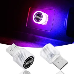 USB Car LED Light Auto Interior Atmosphere Light Car Accessories For Nissan Qashqai J10 J11 Trail Tiida Juke Teana Pulsar Altima