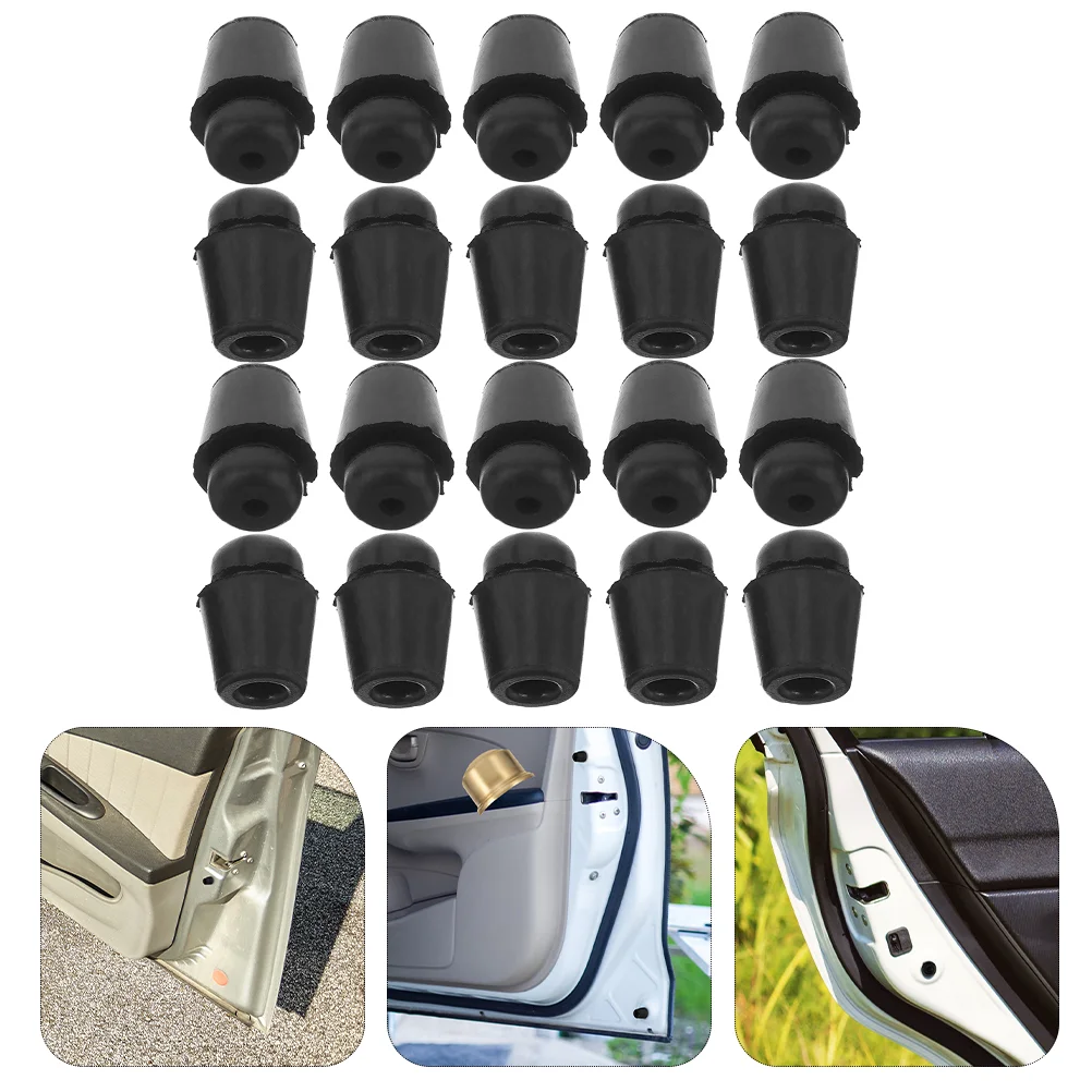 

40pcs Car Shock Absorbing Rubber Bumper Pads Door Trunk Protector Material Universal Fit Automotive Accessories Hood