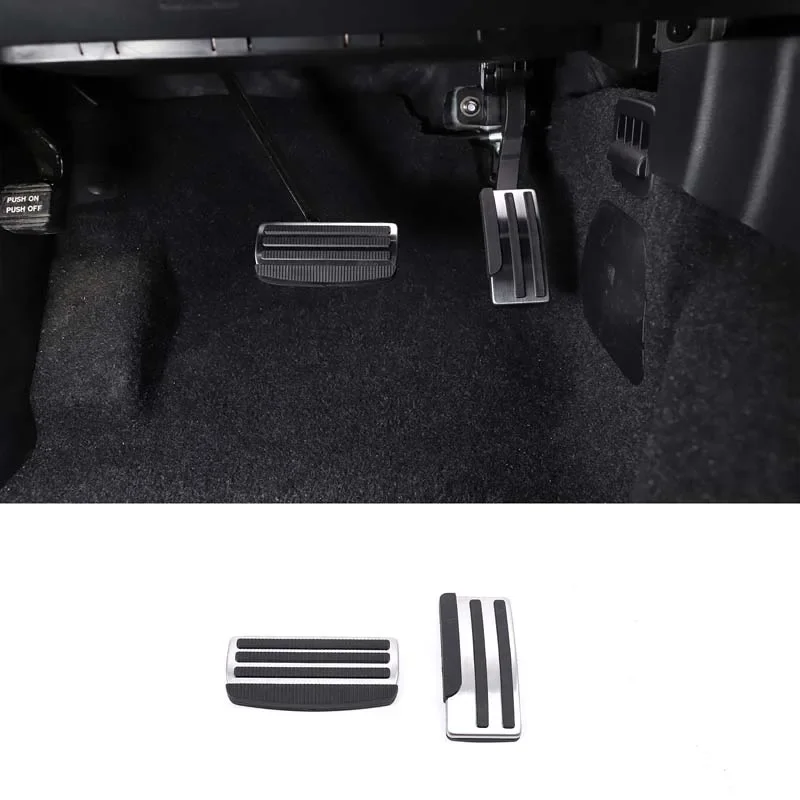 

For NISSAN Frontier 2022 2023 2024 Stainless steel Car Interior Accelerator Brake Pedal Cover Anti-slip modification accessories