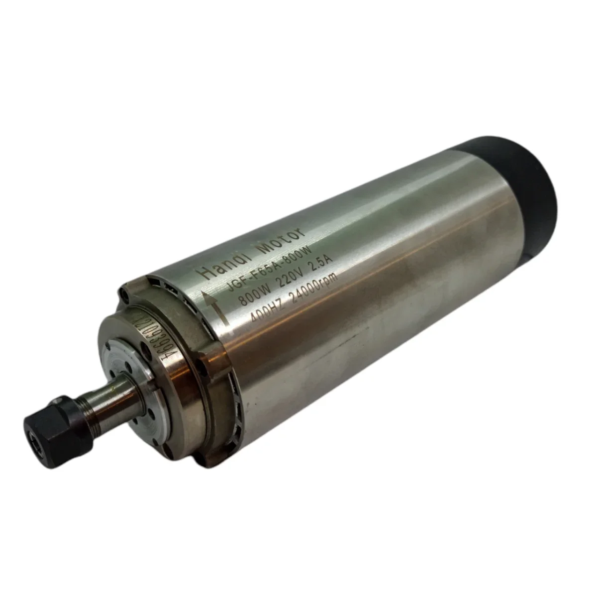 JGF-F65-800W 65mm 800W ER11 24000rpm Air Cooled CNC Spindle Motor Kit 0.8KW Spindle Motor With 0.75KW Inverter and ER11 Collet