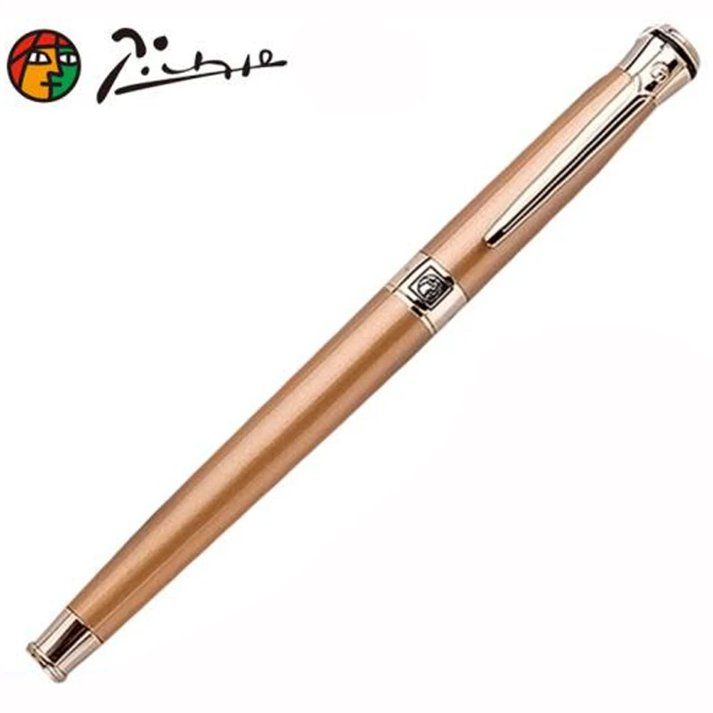 Picasso 903 Sweden Flower King Series Executive Golden Roller Ball Pen Refillable Ink Pen W/Gift BOX Pen Set