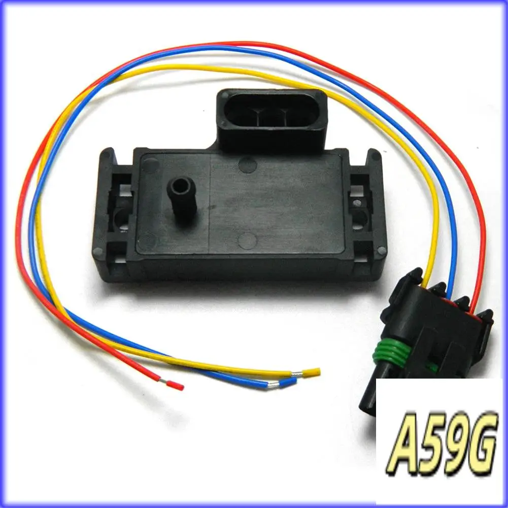 G9-3 Bar Map Manifold Absolute Pressure Sensor Turbo Boost Wire Plug Pigtail 12223861 For Cadillac  Pontiac Buick