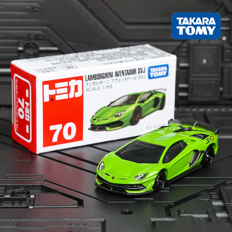 

TOMY Lamborghini Aventador SVJ, легкосплавный автомобиль, литье под давлением и игрушечный транспорт, модель автомобиля, миниатюрная масштабная модель автомобиля для детей