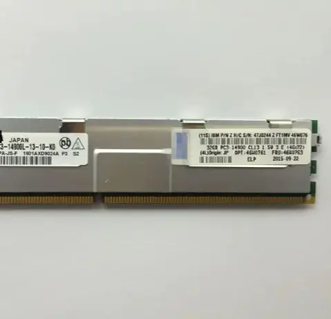 

1 шт. для серверной памяти 46W0761 46W0763 47J0244 32G DDR3 1866 ECC REG