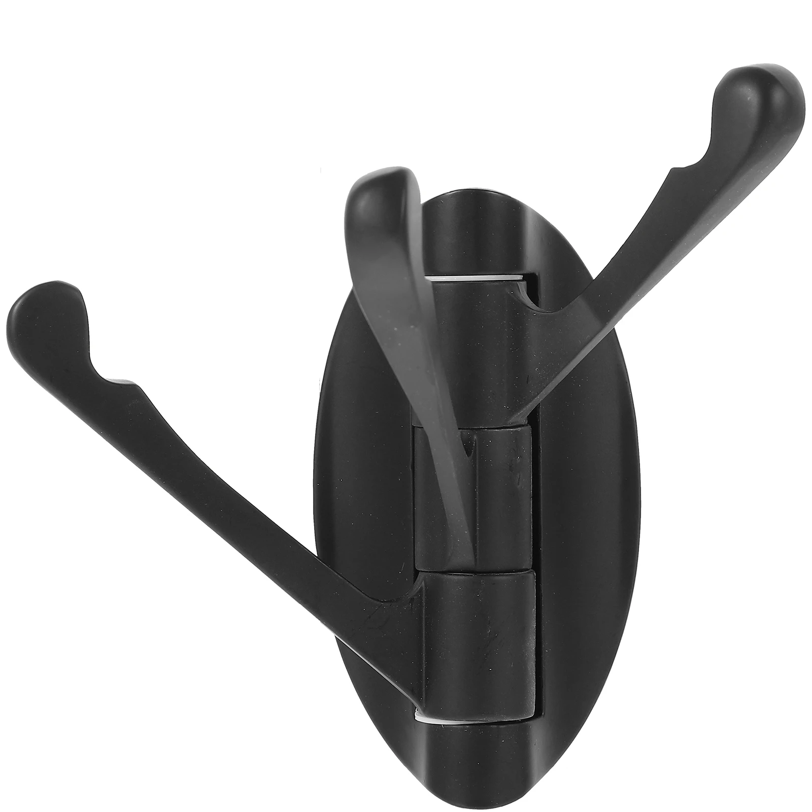 

3 Rotating Arms Metal Hooks Black Wall Mounted Bathroom Kitchen Hooks Strong Bearing Capacity Vintage Coat Towel Swivel Hook