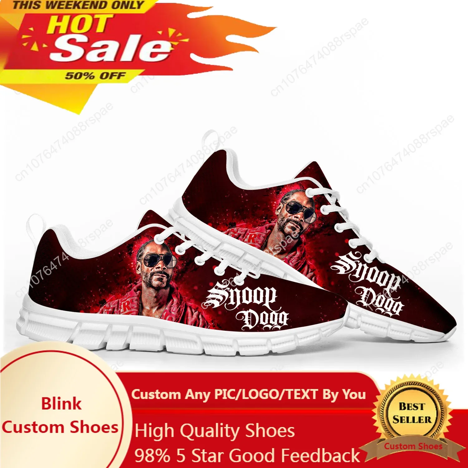 Snoop Dogg Rap Calçados Esportivos, Homens Mulheres Adolescentes Crianças, Crianças Customized Sneakers, Casual Tailor-Made Casal Sapato, Alta Qualidade