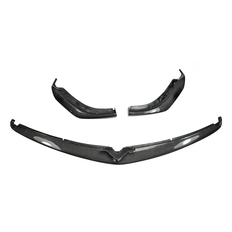 carbon fiber car parts for Mazda RX8 Late 09-12 R3 TK Style 3Pcs Front Lip