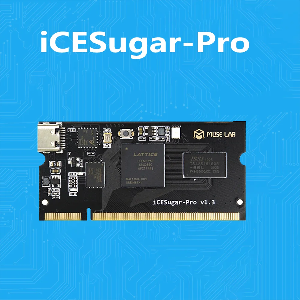 

iCESugar-Pro Плата разработки FPGA Решетчатый модуль ECP5 LFE5U FPGA RISC-V Linux SODIMMНовый
