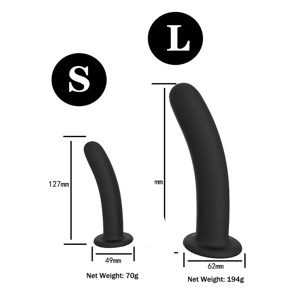 Adjustable Silicone Strap On Dildo Harness, Long Slim Pegging Dildo Panties for Women Men Couples, Soft Flexible Strap-on Sex To view 2