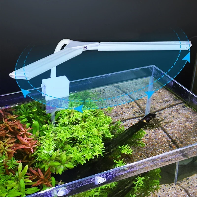 

Clamp-on LED Light, Aquarium Light for Aquatic Plant Growth, Full-Spectrum Timer, 220-240V Telescopic Waterproof Fish Tank Light