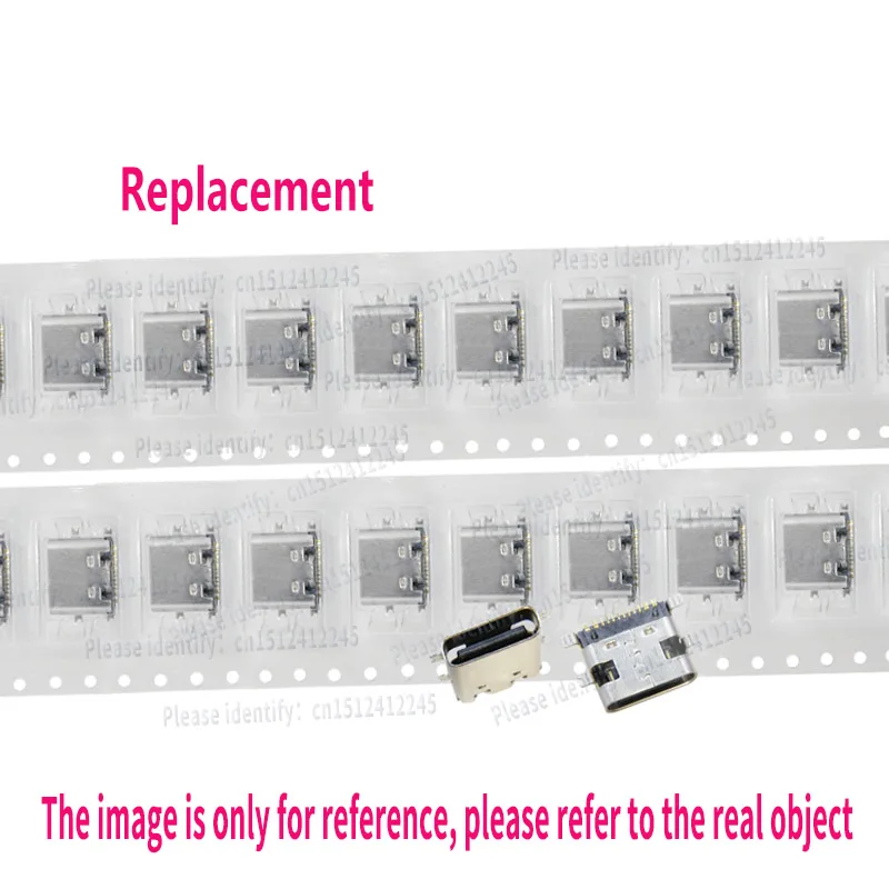 10PCS USB4110-GF-A USB4110 16Pin Type-C USB2.0, Female Connector, Positioning Column, SMT PCB Top Mount Connector