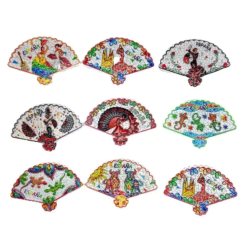 

Fan Espana Spain 3D Fridge Magnets Tourism Souvenir Resin Refrigerator Magnets Sticker Collection Handicraft Gift Decoration
