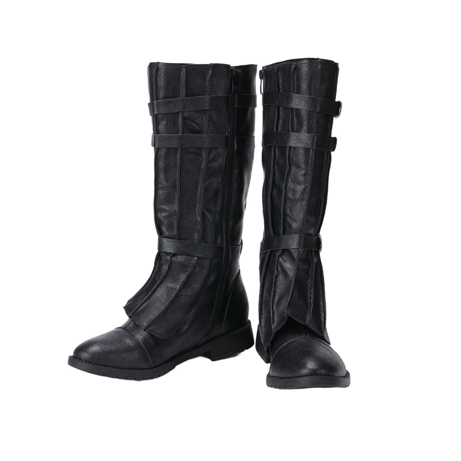 Men's Tall Boots, Medieval Renaissance Pirate Cosplay Boots, Halloween Costume Shoes