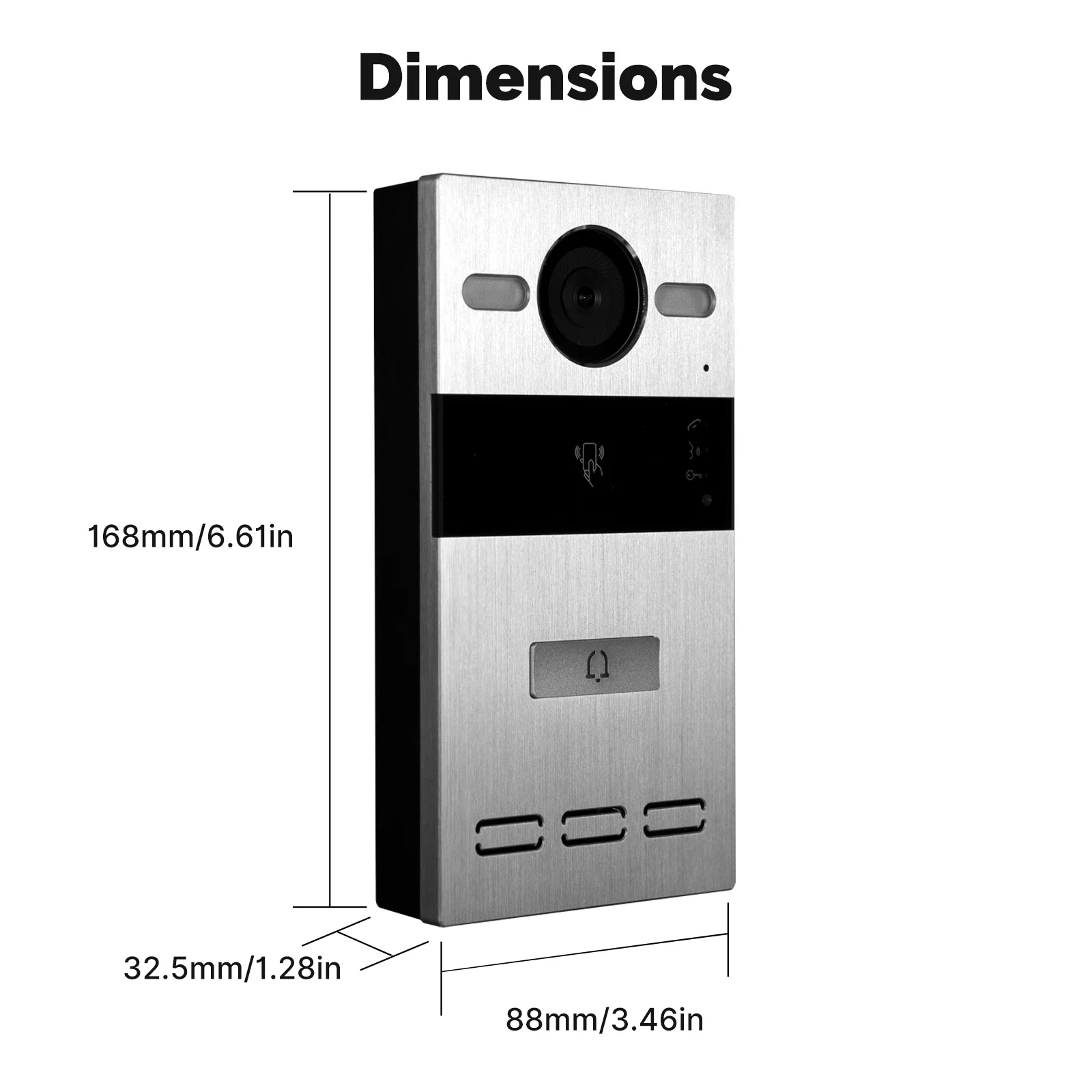 Imagem -06 - Moes-tuya Access Control System Porta Station Intercom Unlock Portão Eletrônico Opener Trabalhar com 10.1 Polegada Painel de Controle Central