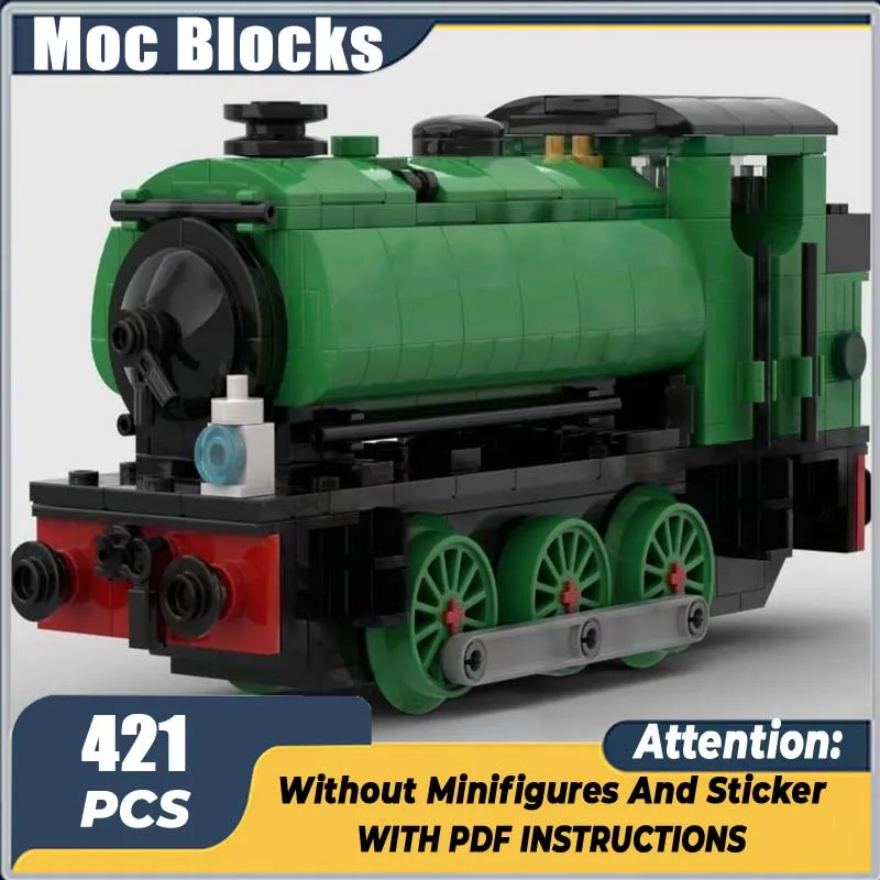 

Railway Train Model Moc Building Bricks Saddle Tank Rngine Model Technology Blocks Toys DIY Sets Assembly Gifts Christmas