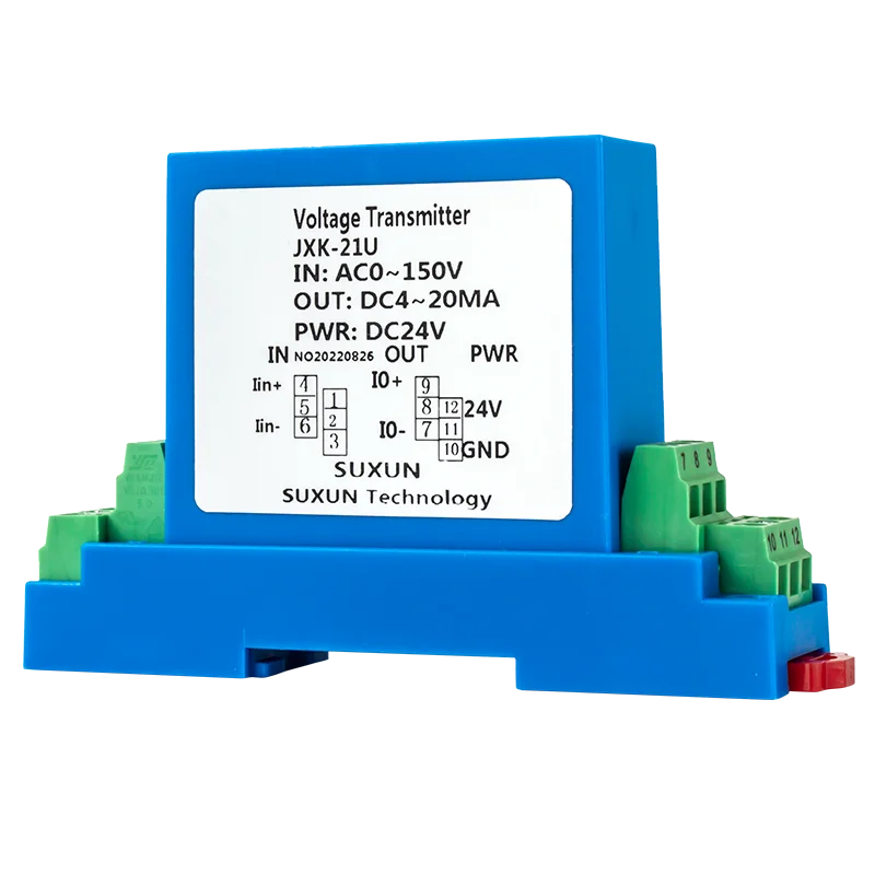 DC Voltage Transmitter 1V/5V/10V/50V/100V/200V/500V/1000V Transducer Factory Supply Voltage Sensor