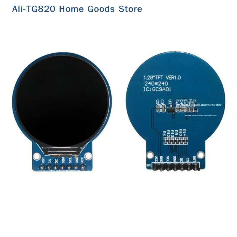 [TG820]TFT Display 1.28 Inch TFT LCD Display Module Round RGB 240*240 GC9A01 Driver 4 Wire SPI Interface 240x240 PCB For