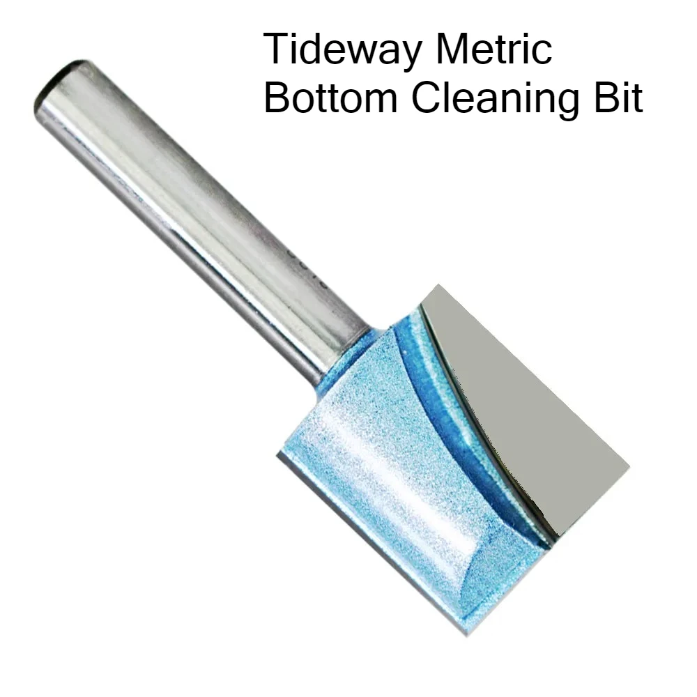 

Tideway Bottom Cleaning Router Bit Industrial Grade Metric Tungsten Carbide Woodworking Slotting Cutting 9-50mm Milling Cutter