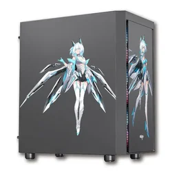 DIY Gamer Cabinet Side Glass Stickers Anime Cover Personalized Customization Computer Case Accessories