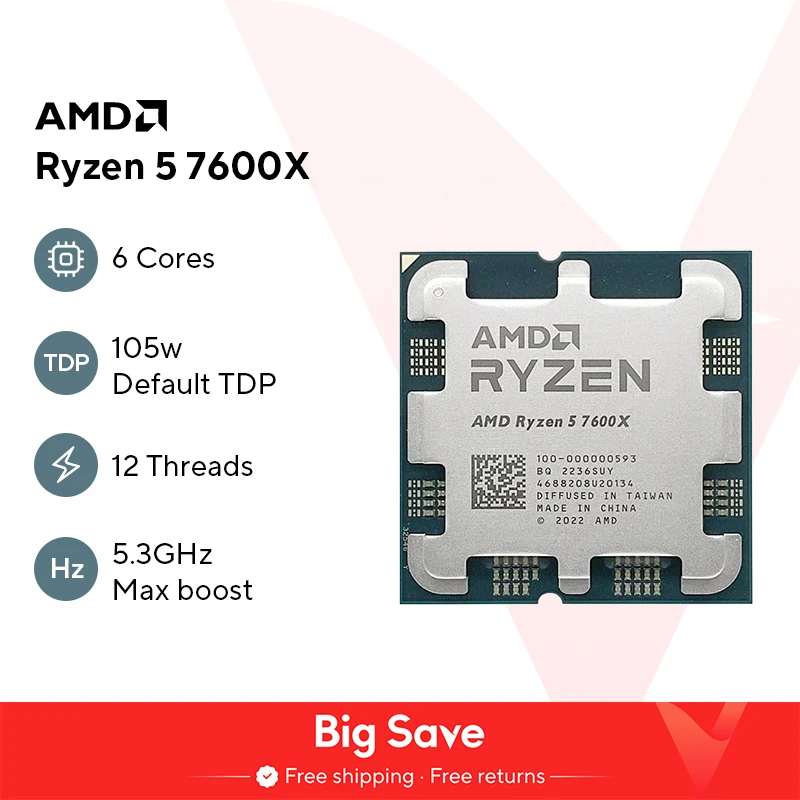 Amd Ryzen 5 7600X B… - image