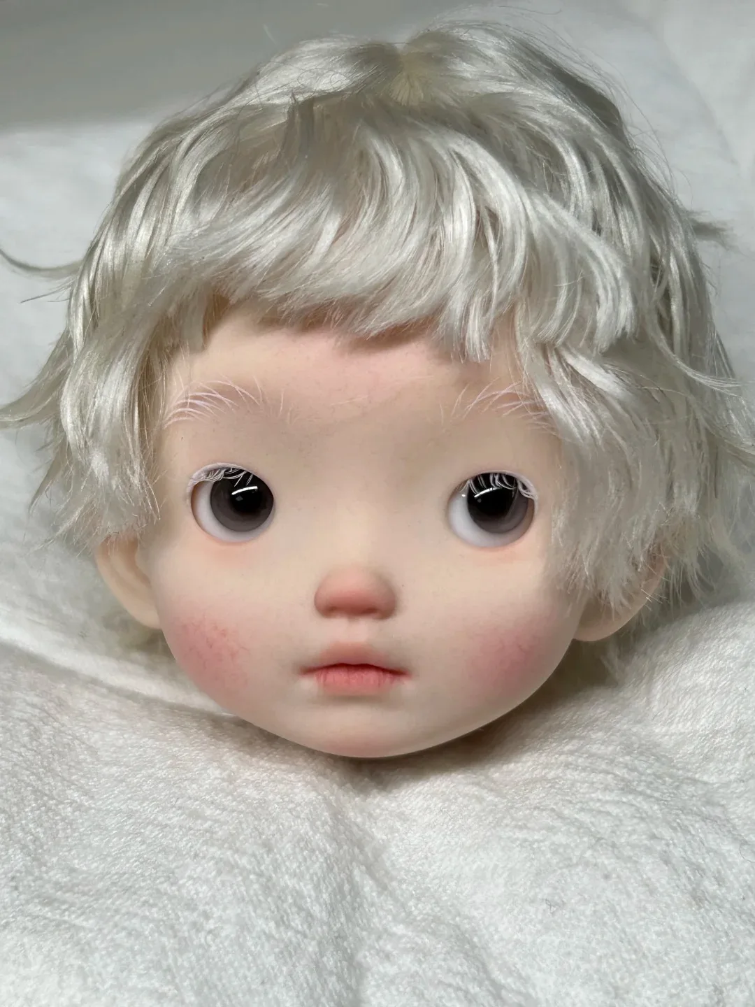 

Кукольная голова SD BJD в масштабе 1/6 - Landoudou K2, красивая девушка, игрушка из смолы, высококачественный макияж, только голова, подарок