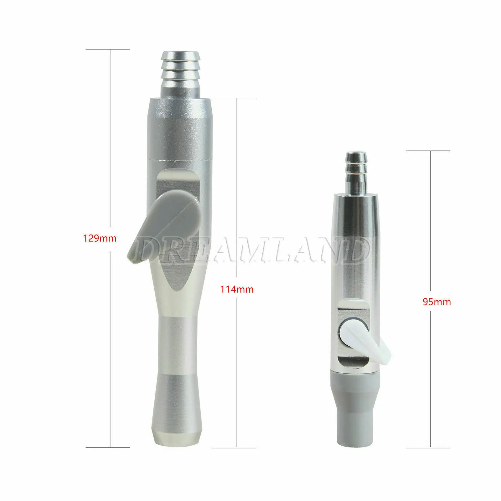 

2 Types Dental Saliva Ejector Suction Valves Universal Tip Adaptor SE/HVE Fit Tube Oral New